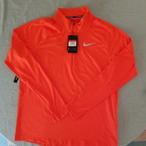 Nike Orange Athletic Dri-Fit Top Large (unisex)